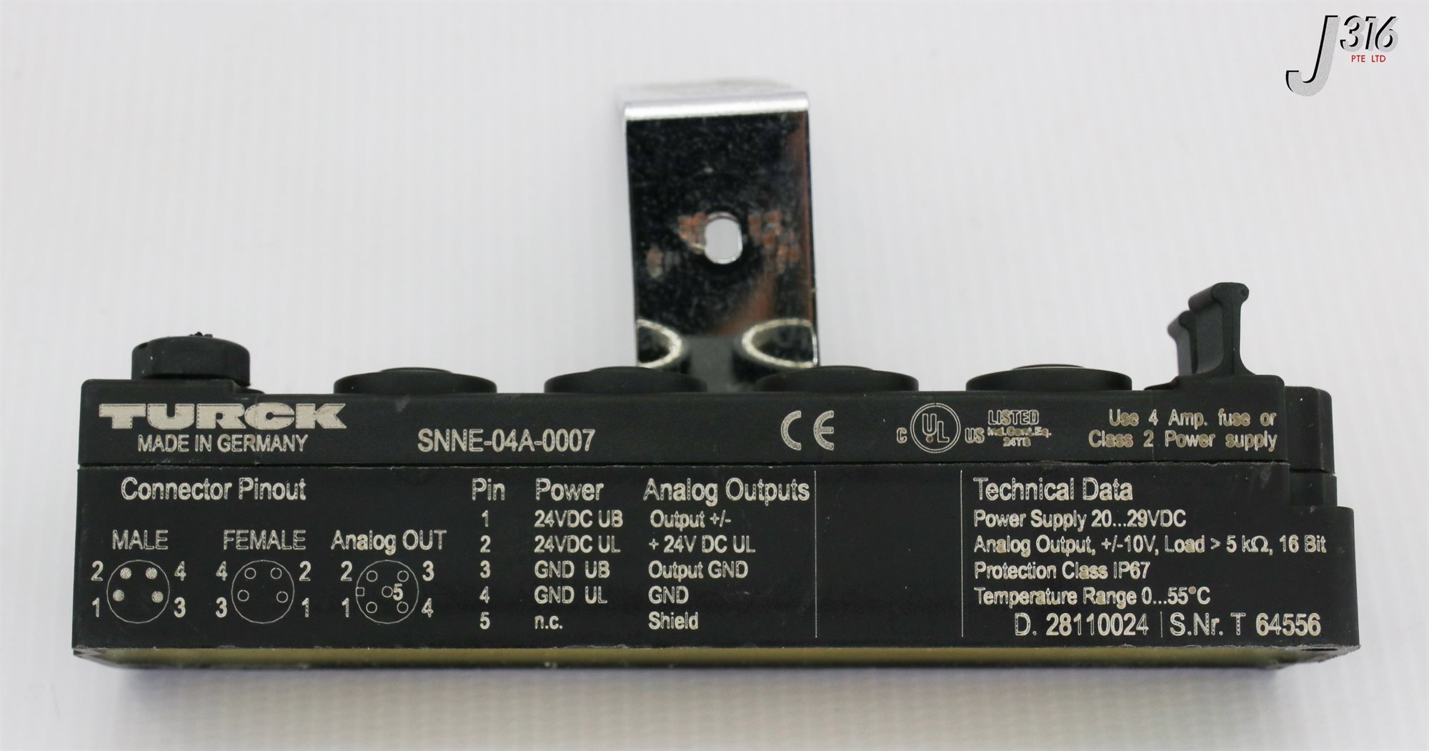 Cavo Prolunga Turck Piconet SNNE-40A-0005 - Usato In Buone Condizioni